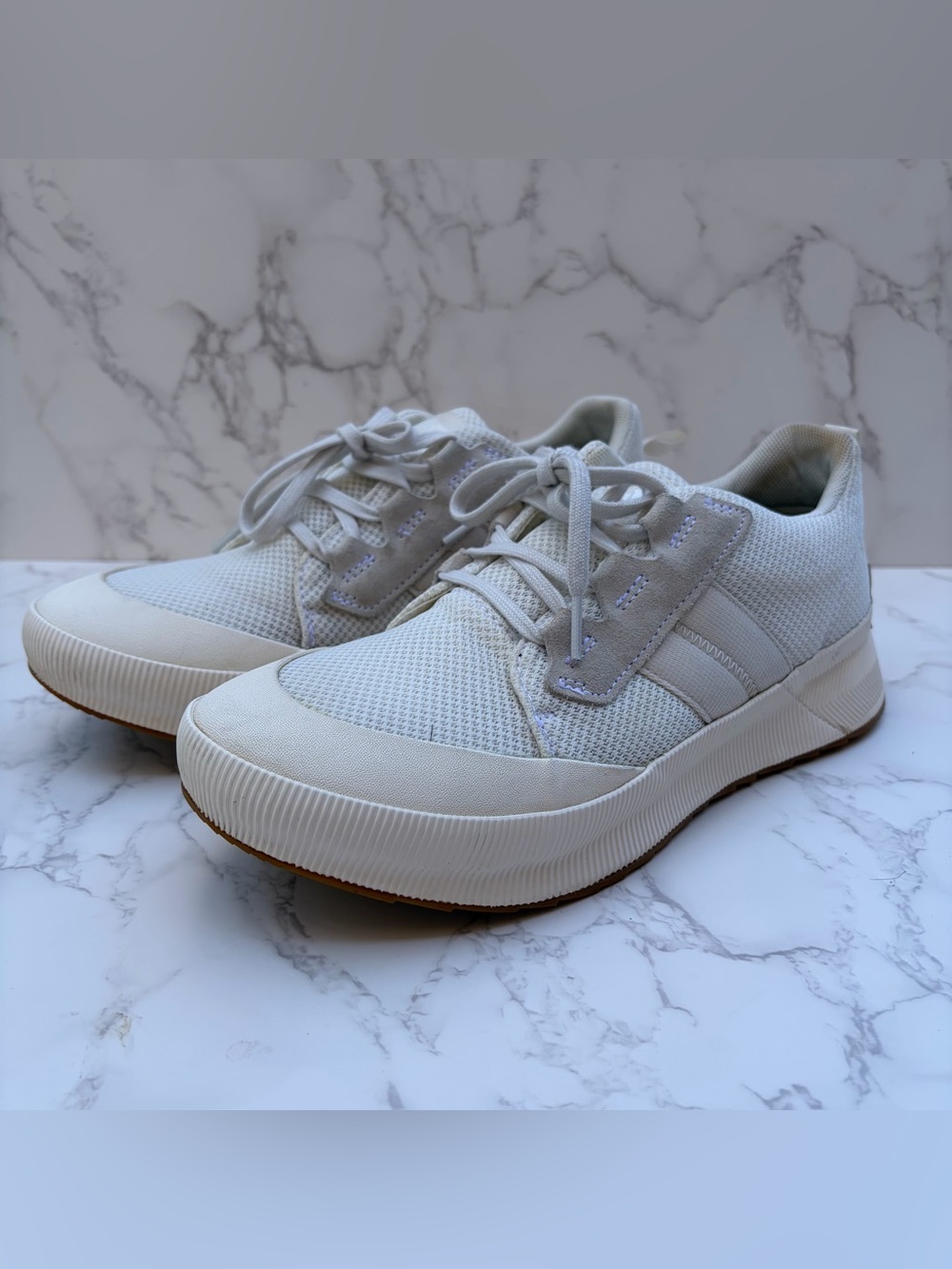 Sorel Out N About III Low Sneaker WP Sea Salt White Waterproof Women’s Size 11